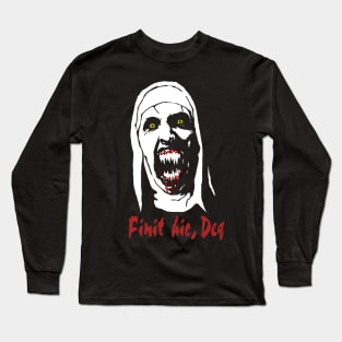 demons, monsters, movies, fear, venom, nun Long Sleeve T-Shirt